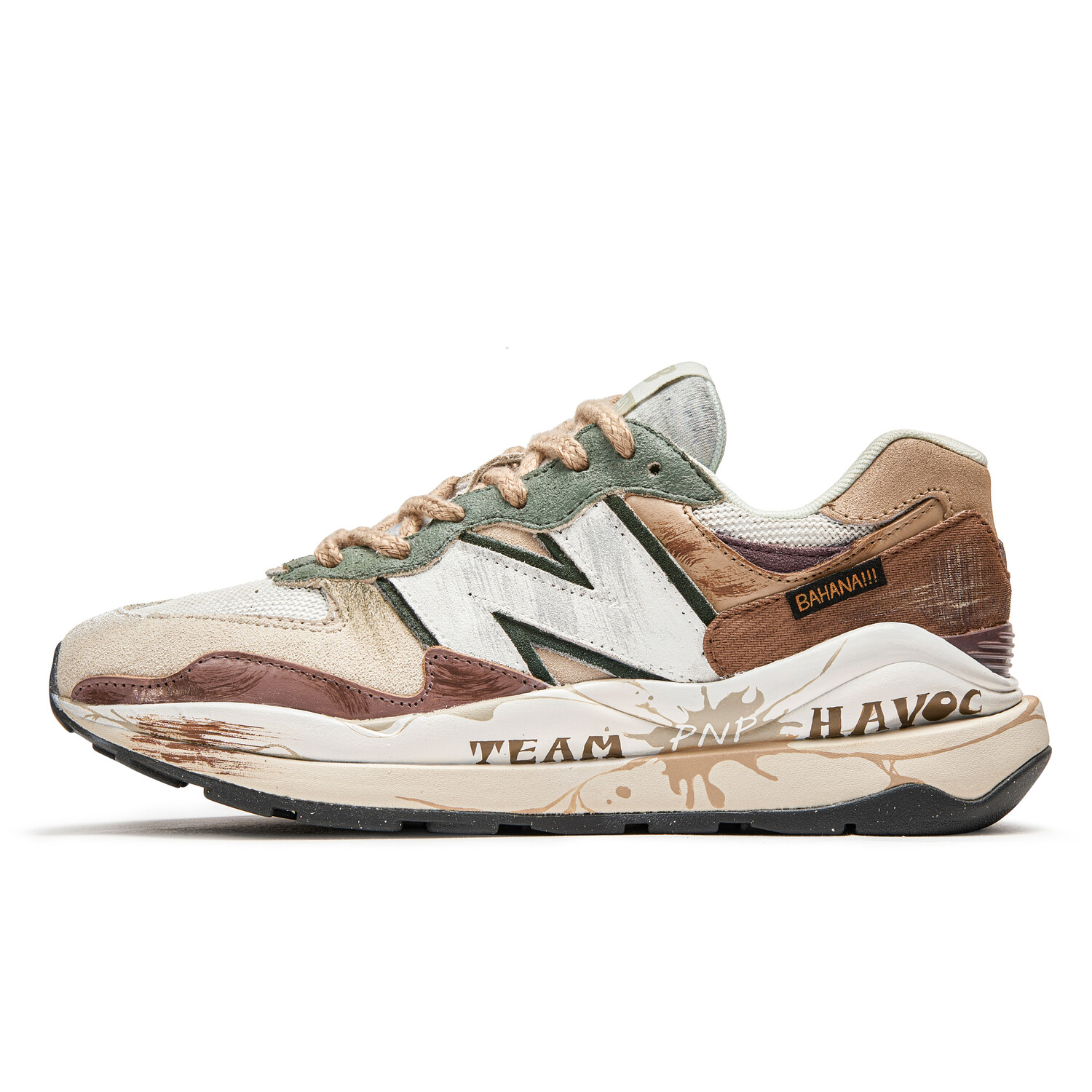 

Кроссовки NB 5740 унисекс с низким верхом желто-коричневые New Balance