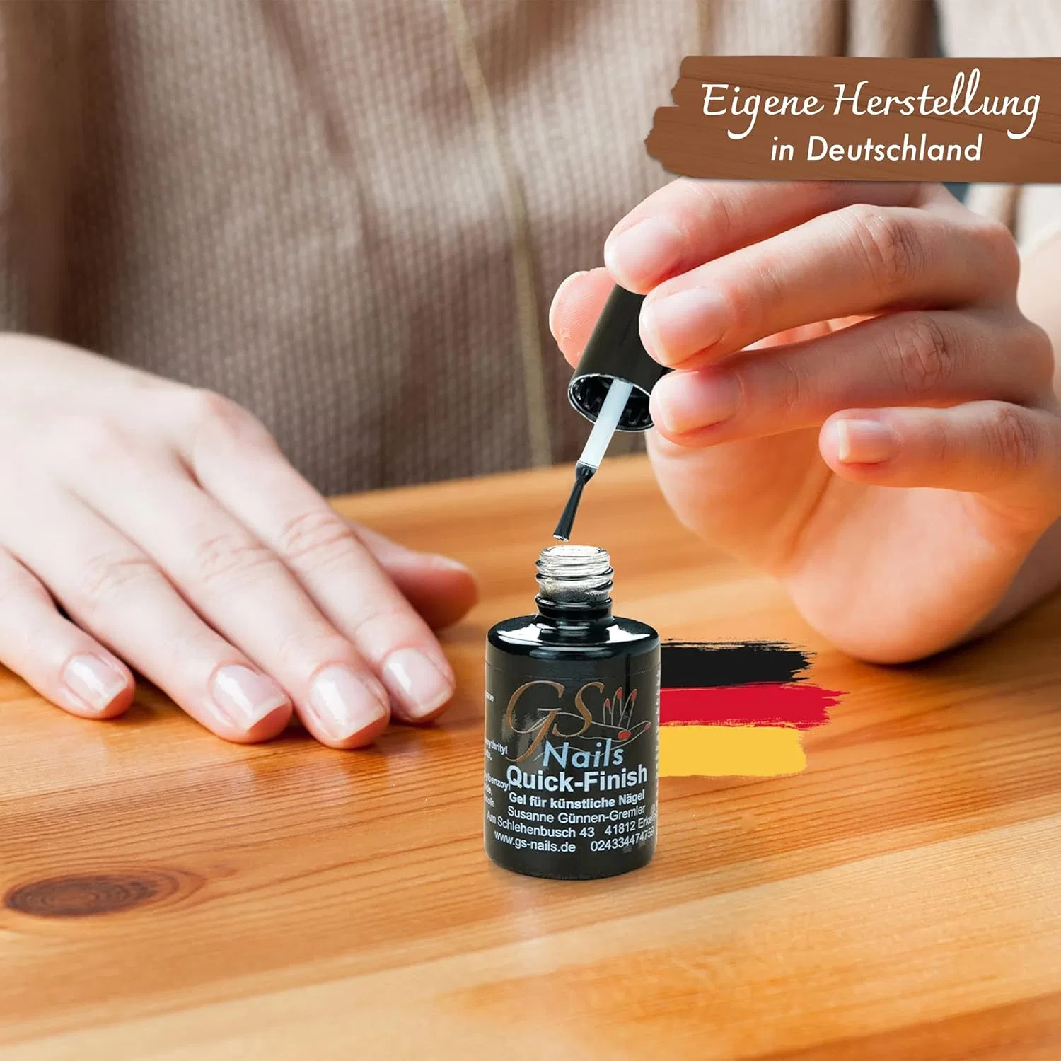 Тонкий вязкий быстросохнущий запечатывающий гель GS-Nails 15 мл Gs-Nails — фото 3