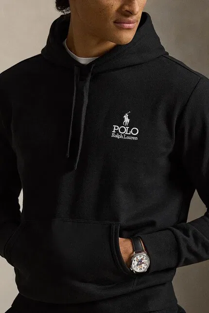 Худи хлопок Polo Ralph Lauren, черный — фото 4