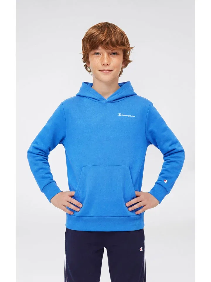 Капуzenhoodie из хлопка Champion, синий