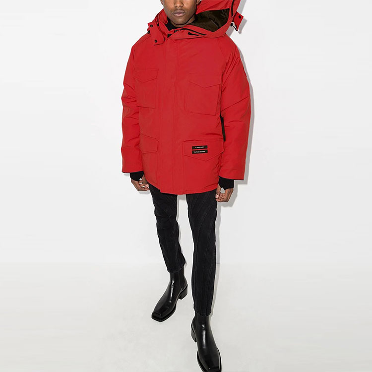 Y/Project Коллекция Совместная Пуховая Куртка Мужская Красная Canada Goose — фото 4