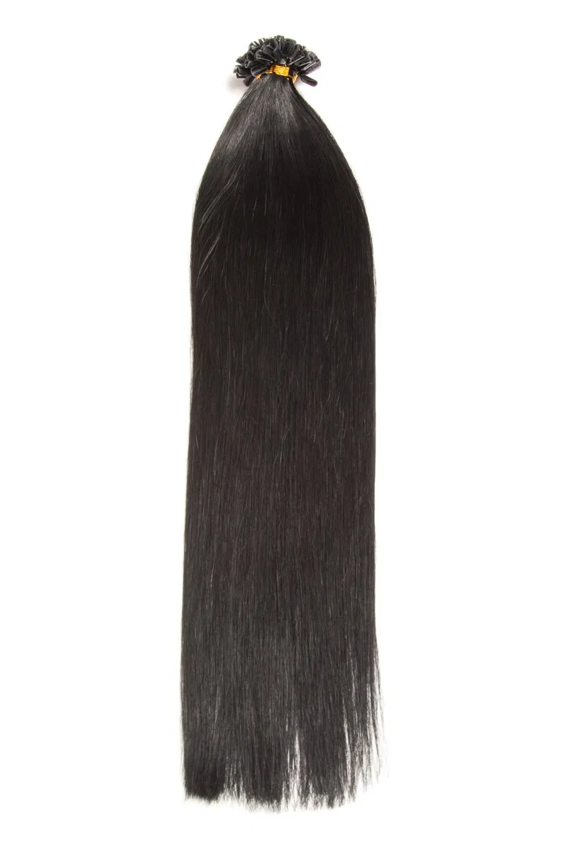 Черные пряди для наращивания из 100% натуральных волос Remy Glamxtensions — фото 2