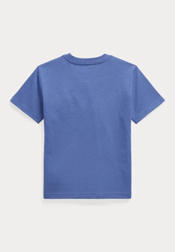 Футболка Polo Ralph Lauren Cotton Jersey Pocket Tee 2 6Y Basic, голубое небо — фото 2