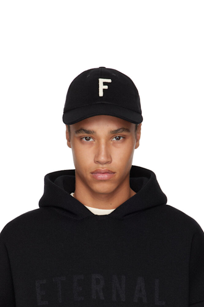

Бейсболка из черной шерсти Fear of God