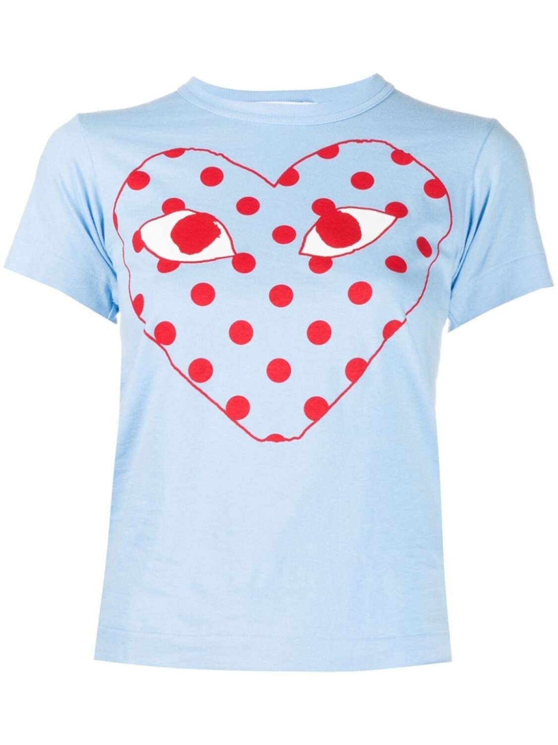 

Comme Des Garçons Play футболка с логотипом, синий