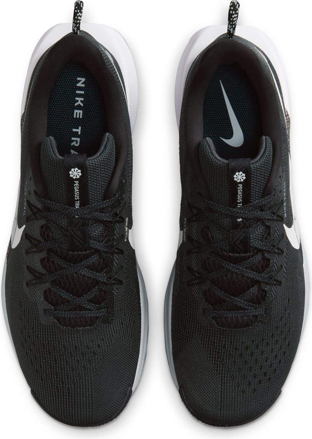 Мужские кроссовки Nike Pegasus Trail 5, белый/черный/серый — фото 4