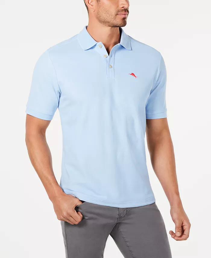 

Мужская поло IslandZone Pique Emfielder 2.0 Tommy Bahama, синий