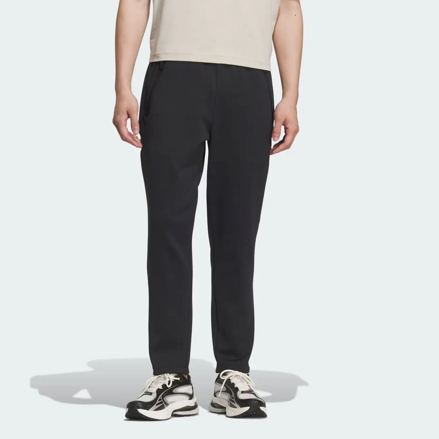 Climawarm Wuzong мягкие спортивные брюки Casual Pants мужские Adidas, черный — фото 3