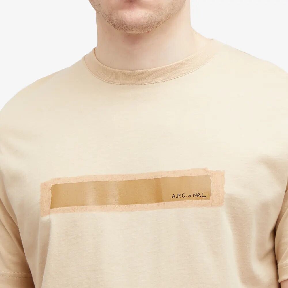 

A.P.C. Футболка levi jean из коллаборации с natacha ramsay, бежевый
