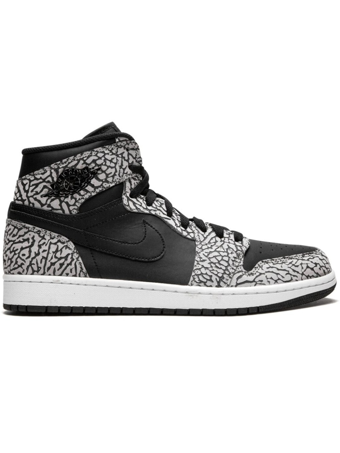 

Кроссовки Air 1 Retro High с принтом Jordan, черный