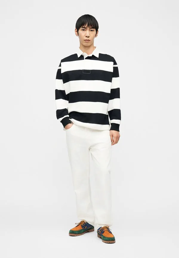 Рубашка-Поло для регби с длинным рукавом Polo Ralph Lauren, Trophy Cream/Black — фото 2