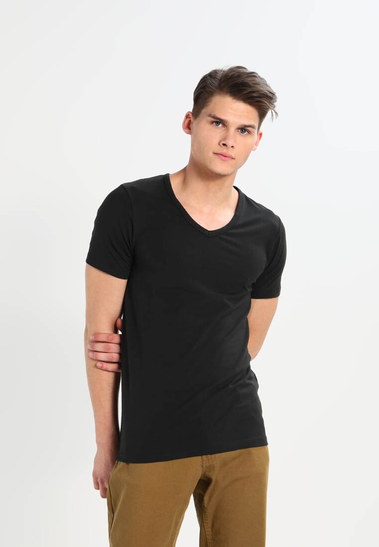 

Базовая футболка BASIC V-NECK Jack & Jones, черный