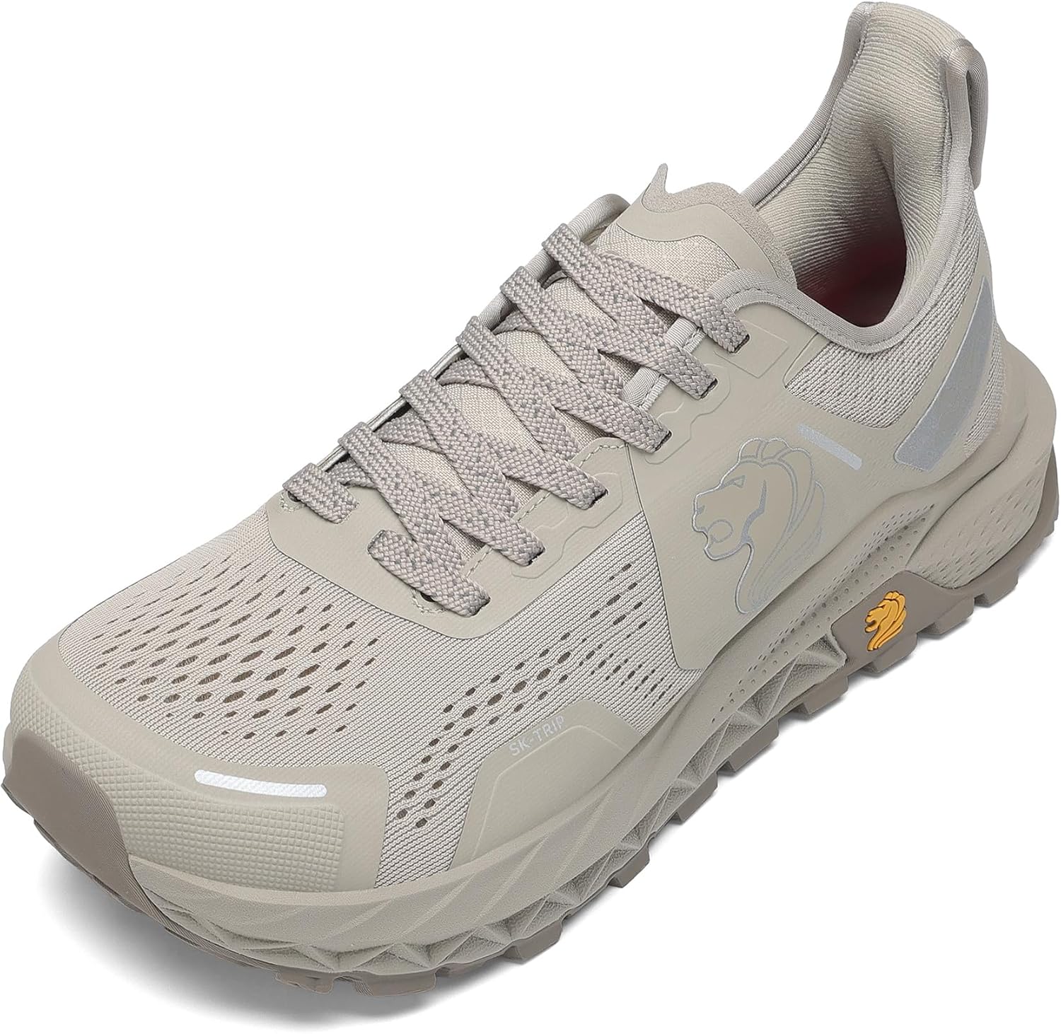 

Мужские кроссовки MRIP для трейлраннинга с нулевым перепадом и широкой носочной частью - широкие мужские кроссовки для бега, тенниса и тренировок, песочный