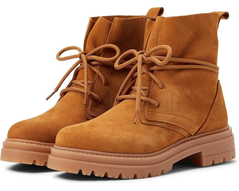 Женские ботинки Steve Madden Tahoe замшевые на шнуровке, коричневый