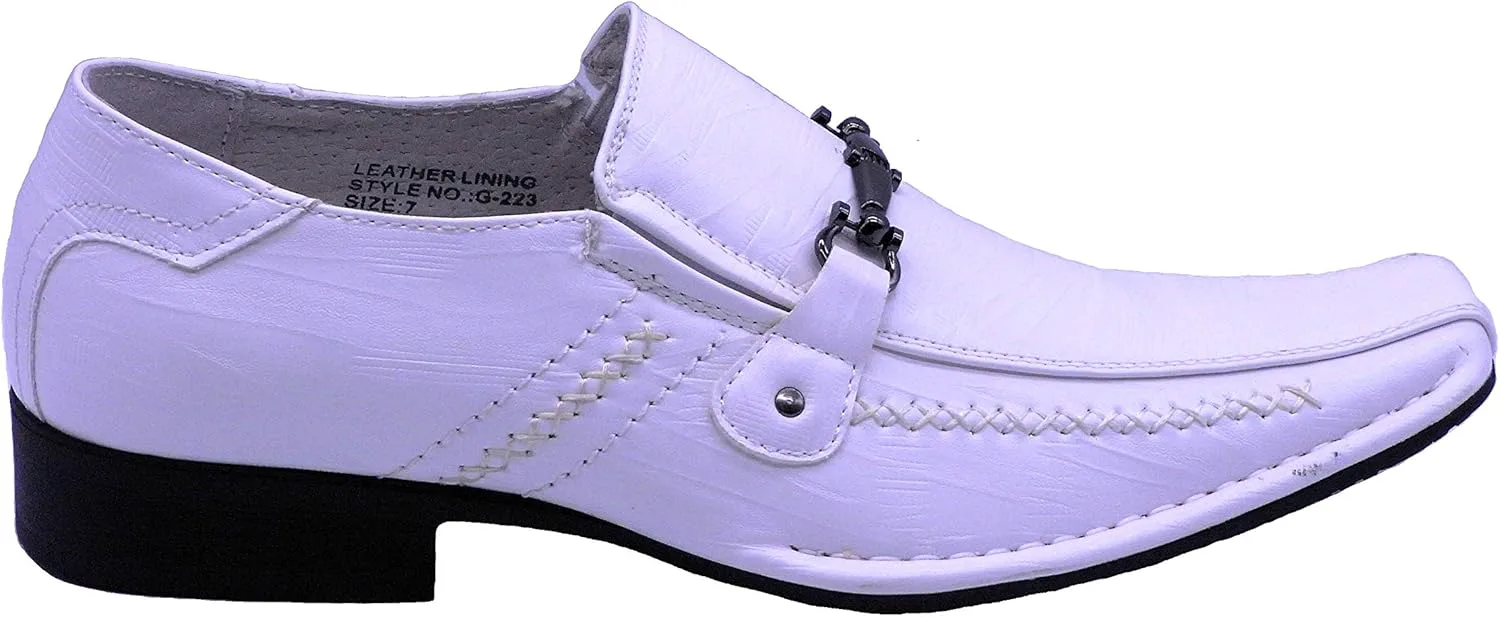 

Мужские туфли-лоферы Blancho Beding G-223, черные, коричневые, белые, размеры US6~US10 Blancho Bedding, белый