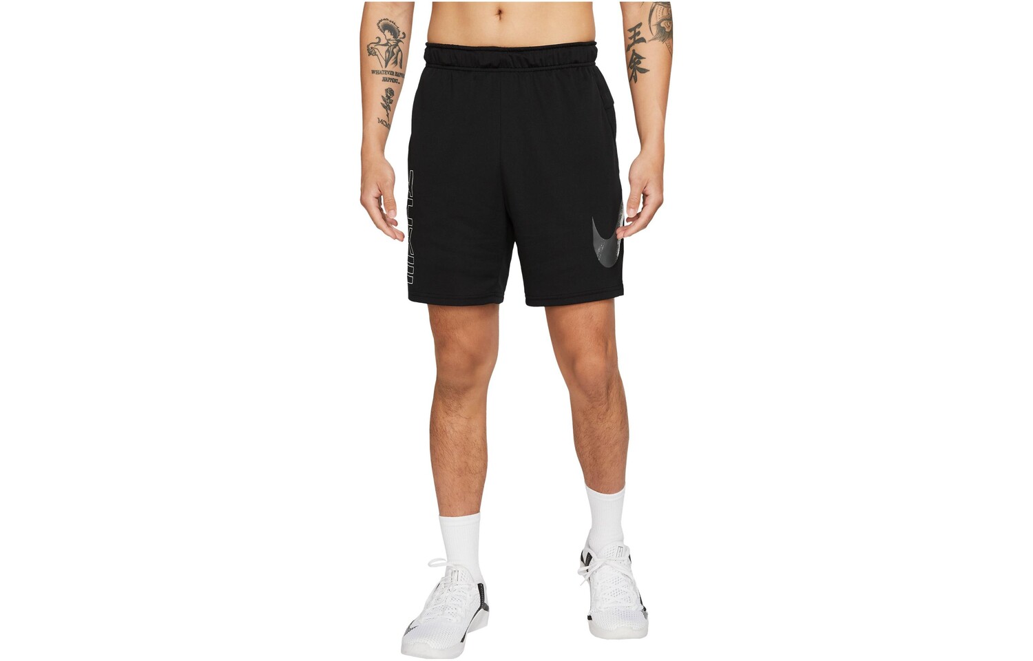 

Спортивные шорты Dri-Fit мужские черные/железно-серые Nike, черный