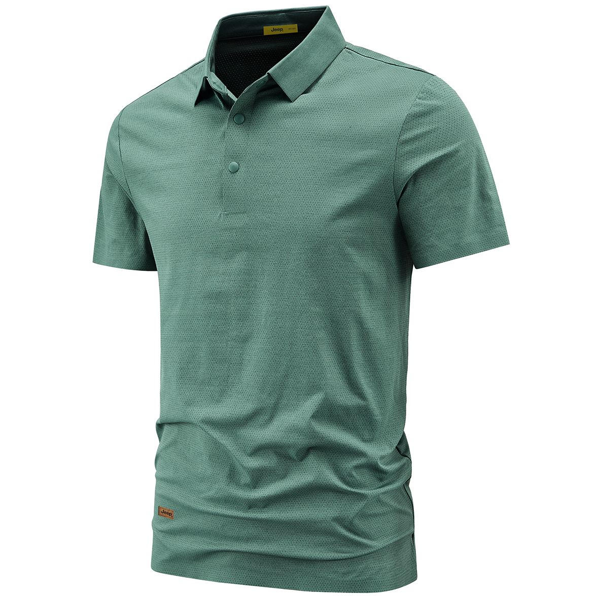 

Поло Unisex Lapel Moderate Straight Fit Jeep, army зеленый