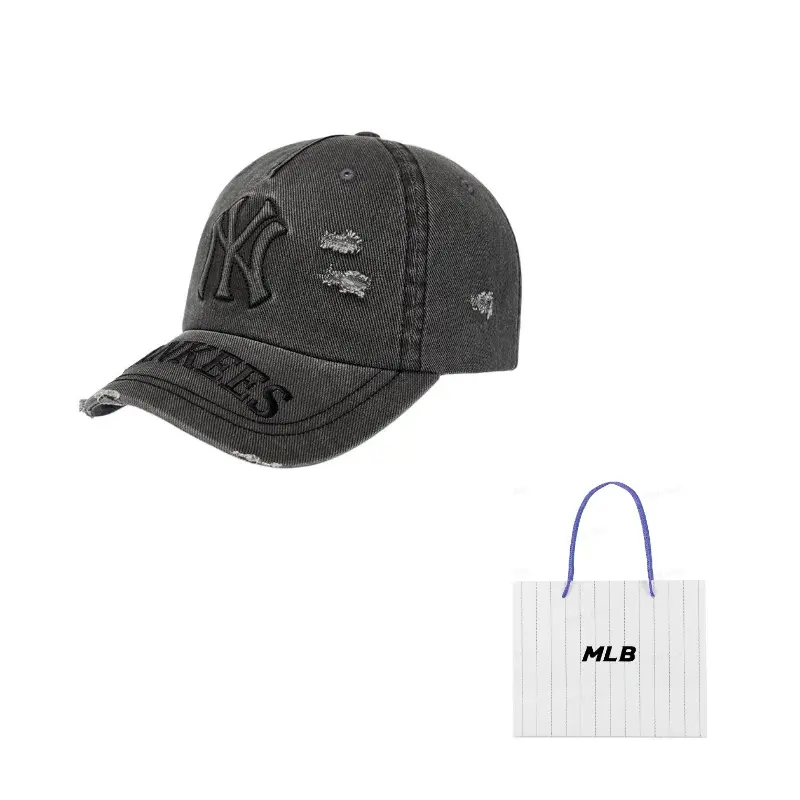 

MLB Хлопковая бейсболка унисекс тёмно-серого цвета, Dark Gray