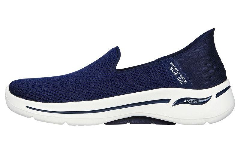 

Кроссовки Go Walk Arch Fit Lifestyle женские с низким верхом синего цвета Skechers, Синий, Кроссовки Go Walk Arch Fit Lifestyle женские с низким верхом синего цвета Skechers