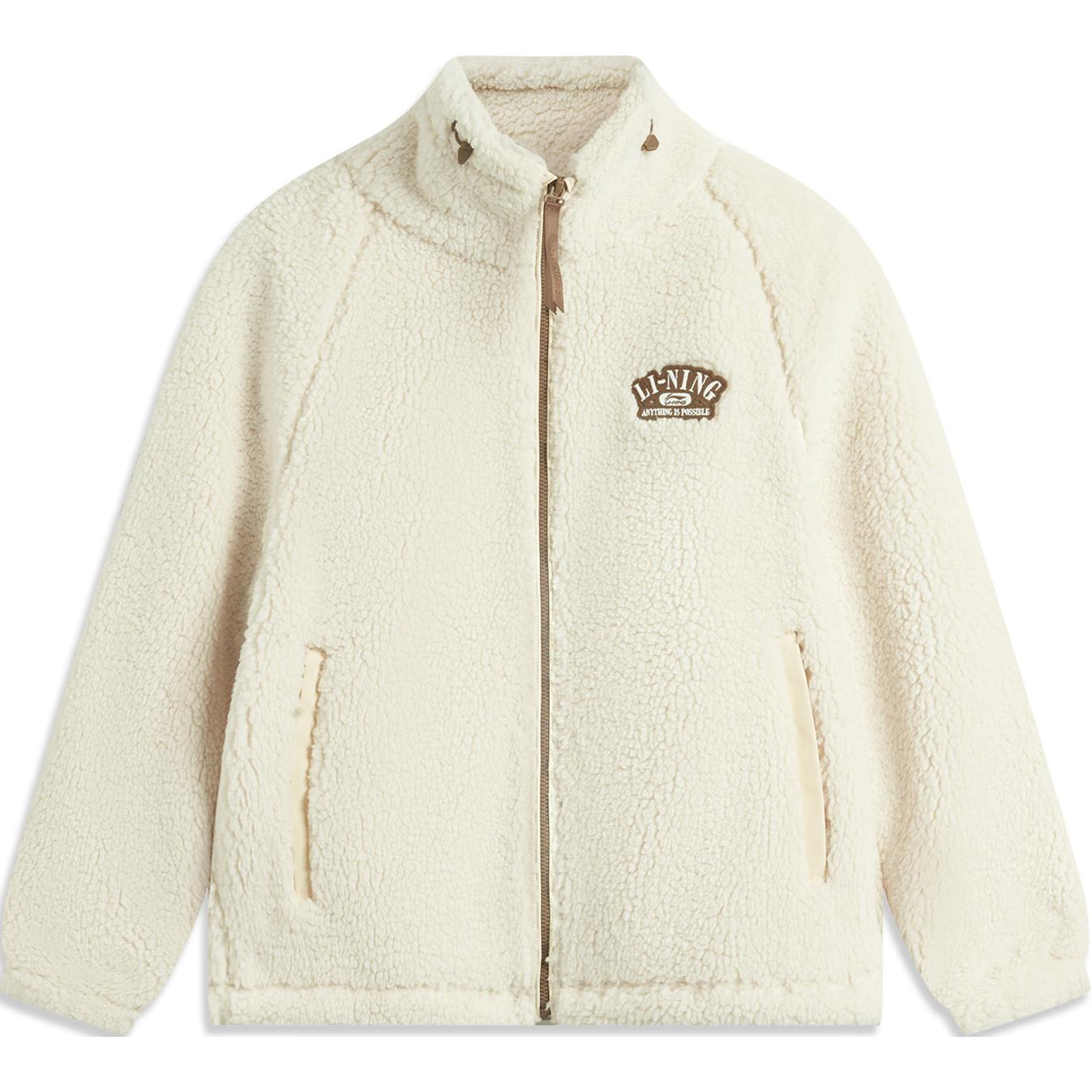 

Женское пальто LiNing Sports Life Collection Velvet Feel Swan White