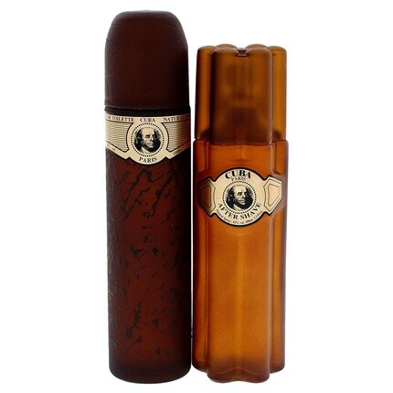 Парфюмерный набор для мужчин Parfum de France Cuba Paris Gift Set for Men 3 Pieces (Eau de Toilette 100ml, After Shave 100ml, Keychain) — фото 2