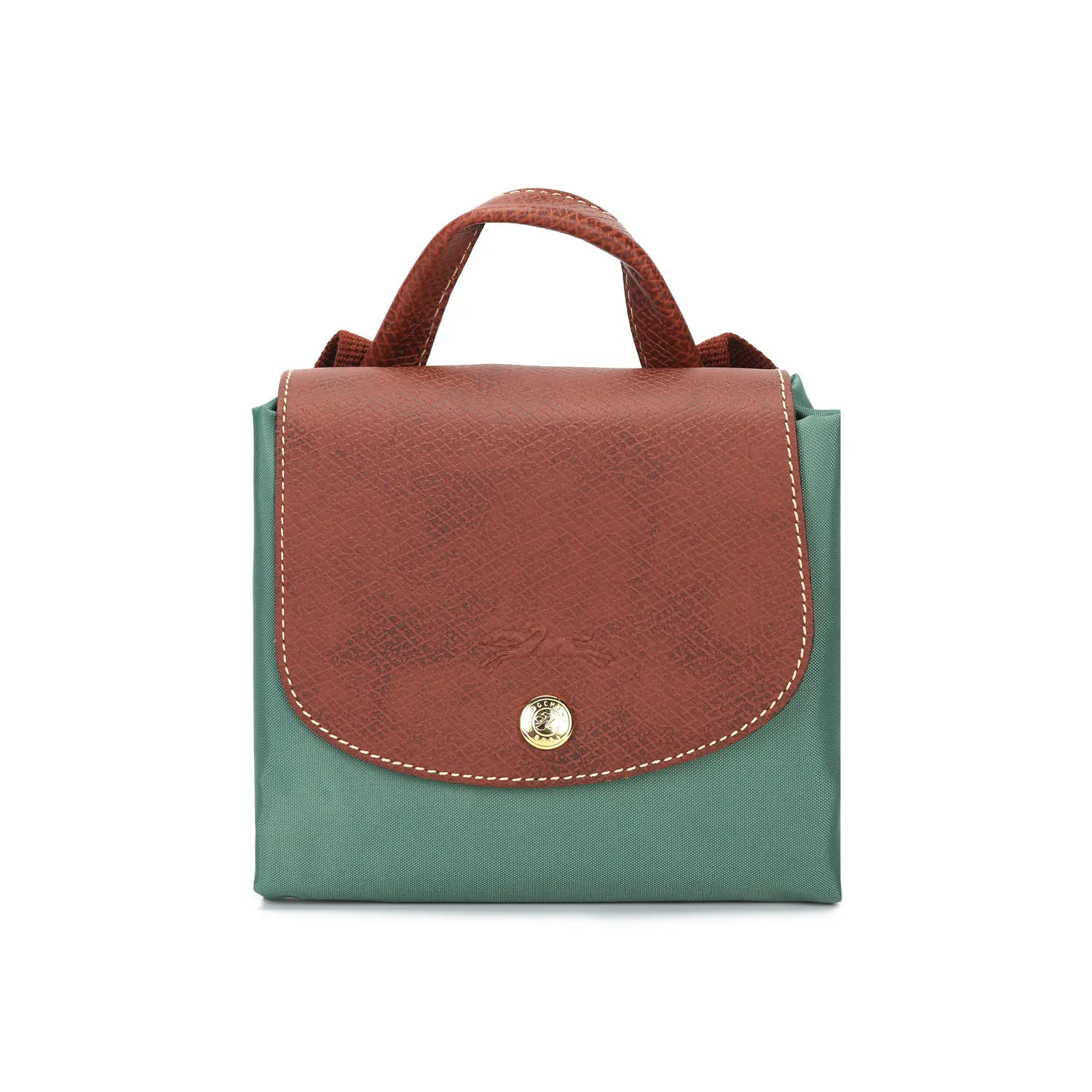 

LONGCHAMP Сумка рюкзак Le Pliage средний размер женский шалфей