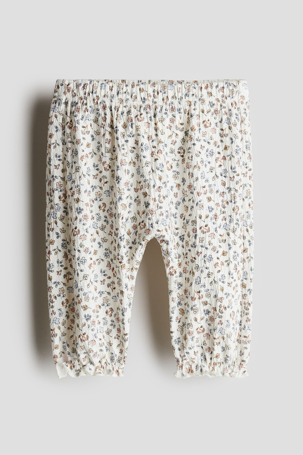 

Брюки из жатого джерси H&M, белый