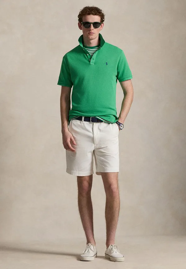 Рубашка поло из французского махрового трикотажа Polo Ralph Lauren, Summer Emerald — фото 2