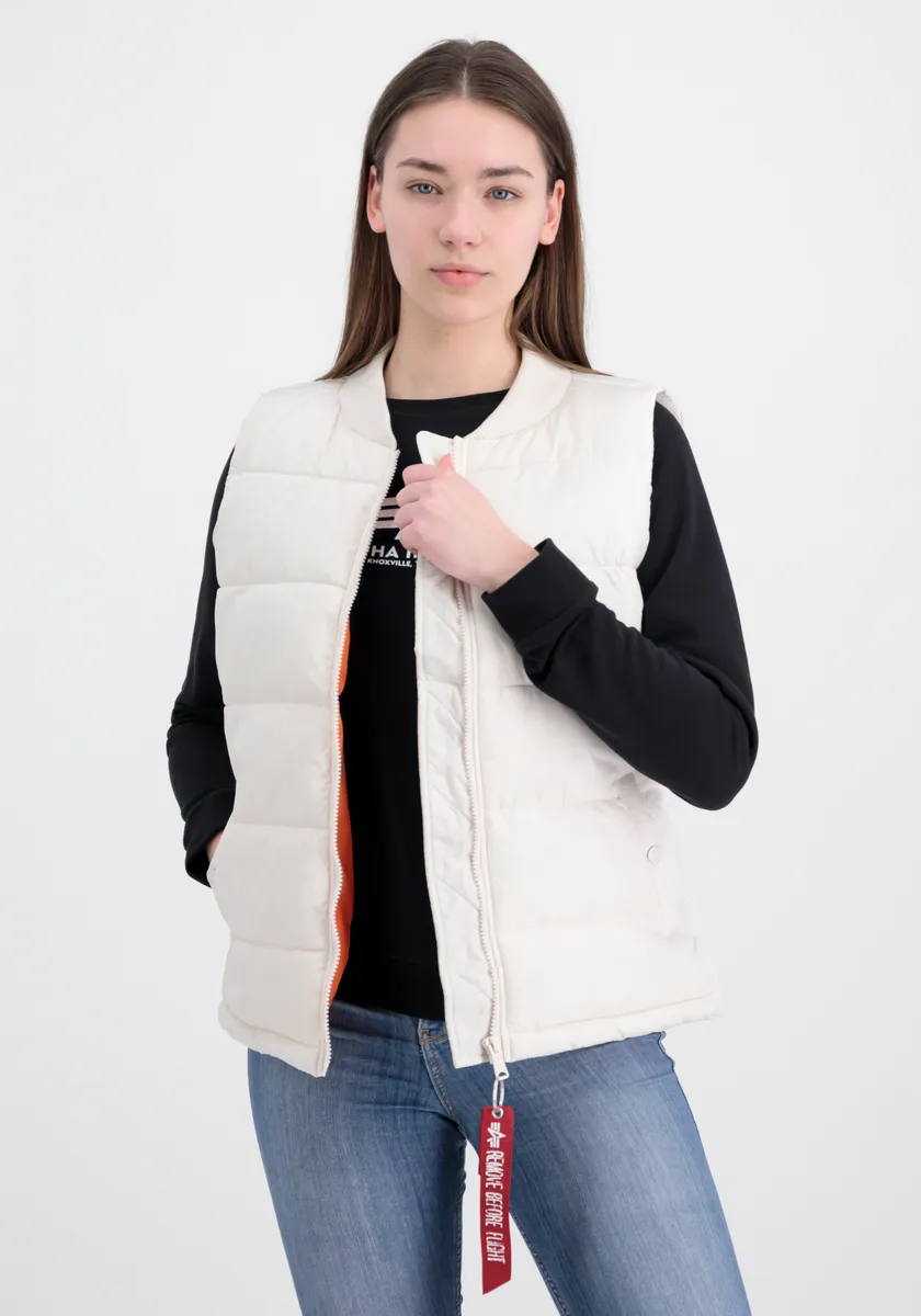 

Блузон Alpha Industries "Женщины Alpha Industries - Жилеты Puffer Vest Wmn", цвет Jet Stream White