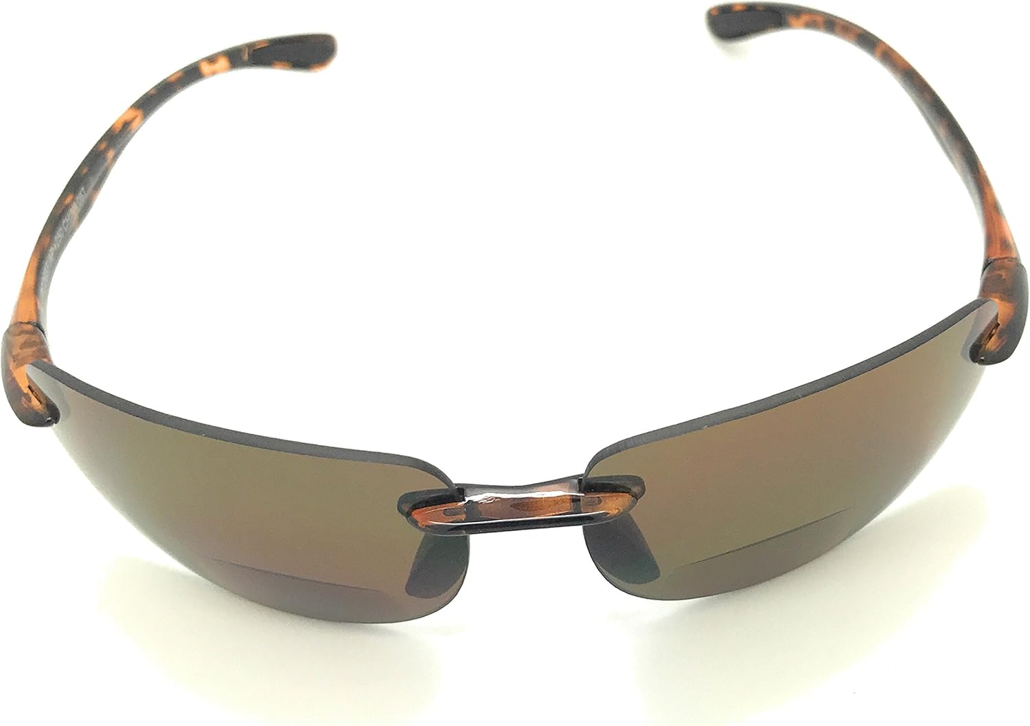 

Солнцезащитные очки Sun Readers без оправы Maui Wrap с поляризованными или неполяризованными линзами, легкая оправа из материала TR90, бифокальные линзы MyUV, Tortoise Frame/Brown Lens