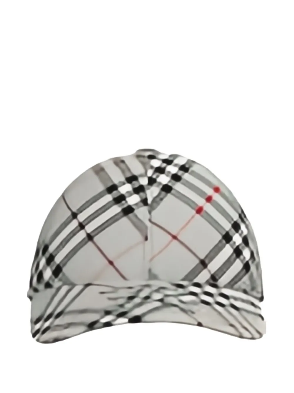 

Клетчатая кепка с вышивкой BURBERRY, нейтральный