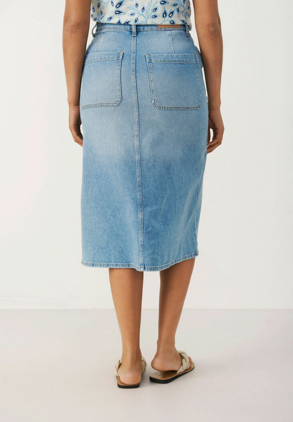 

Юбка Part Two SIYAPW SK, цвет light blue denim