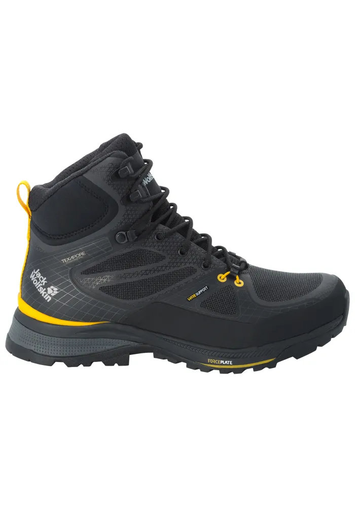 

Трекинговые туфли Jack Wolfskin "FORCE TREKKER TEXAPORE MID M", черный