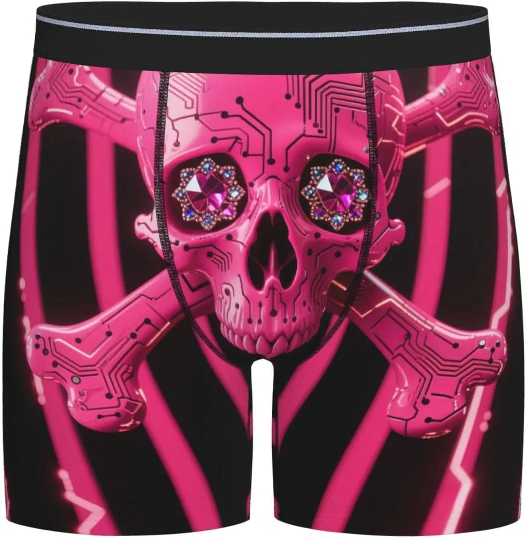 Боксеры принт Pink Skull