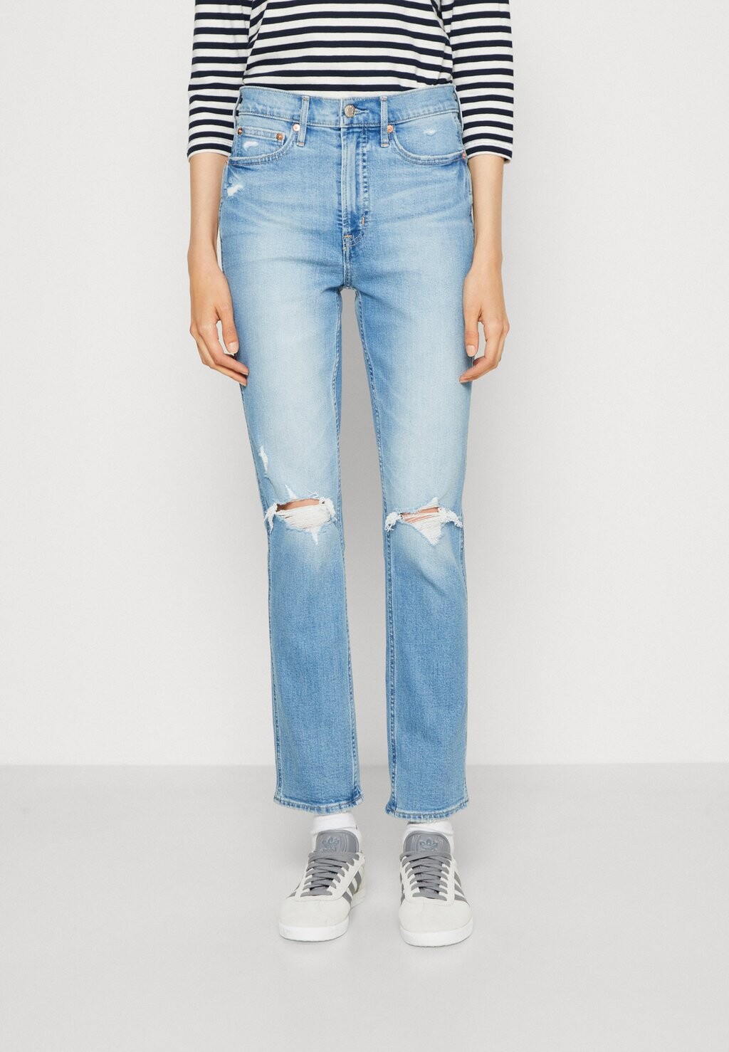 

Джинсы приталенного кроя Vintage Hawes GAP, цвет light-blue denim