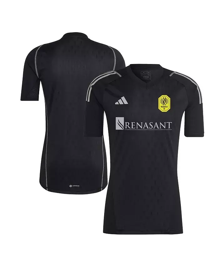 

Мужская вратарская футболка Nashville SC 2023 Replica черного цвета adidas
