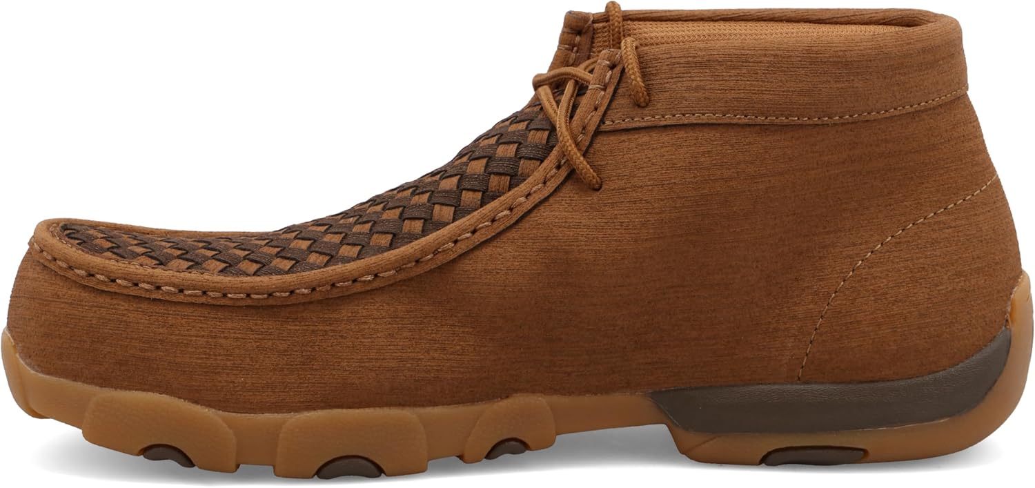 Ботинки Twisted X мужские Work Nano с композитным носком, модель Chukka Driving Moc, Clay & Cocoa — фото 2
