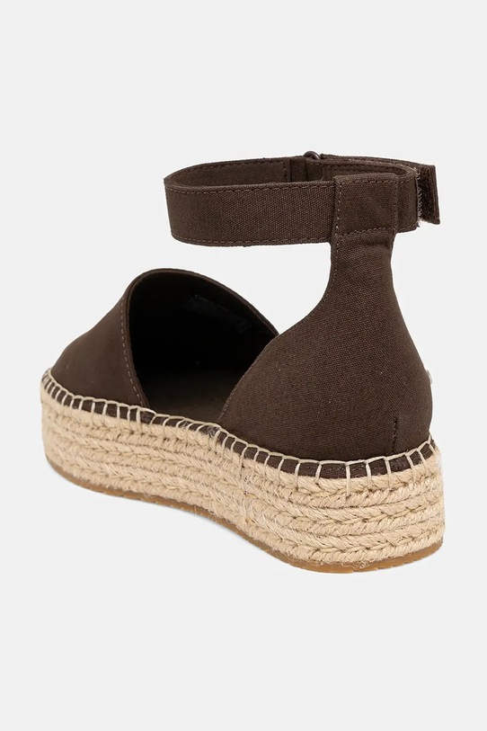 Эспадрильи FLATFORM на платформе с ремешком MG Calvin Klein Jeans, коричневый — фото 3