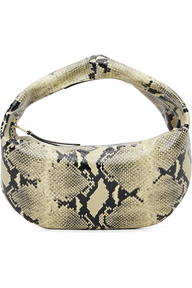 

Khaite Черная и кремовая сумка «Оливия» среднего размера