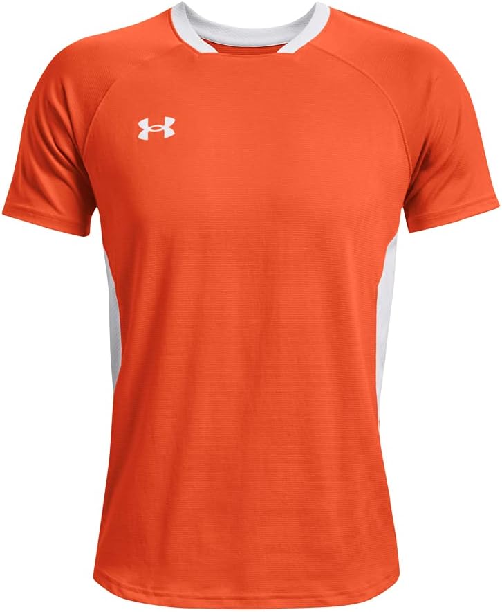 

Мужская футболка Under Armour Match 2.0, Team Orange (800)/White, Белый, Мужская футболка Under Armour Match 2.0, Team Orange (800)/White