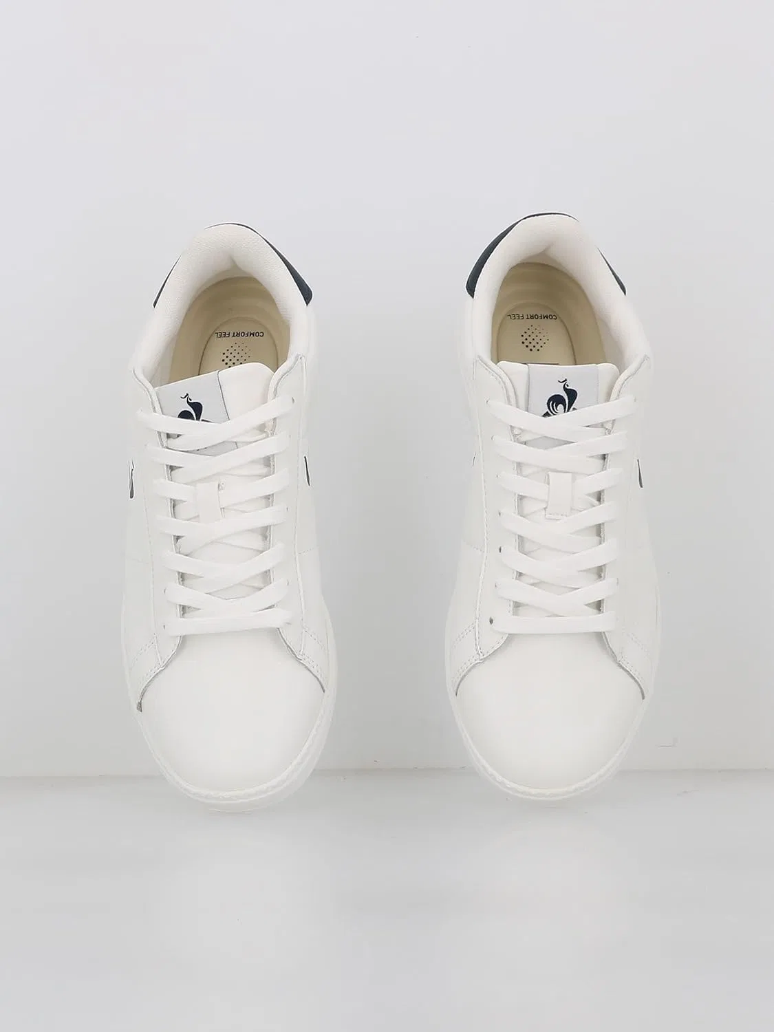 Кроссовки унисекс Le Coq Sportif Courtset_2, Optical White Dress Blue — фото 3