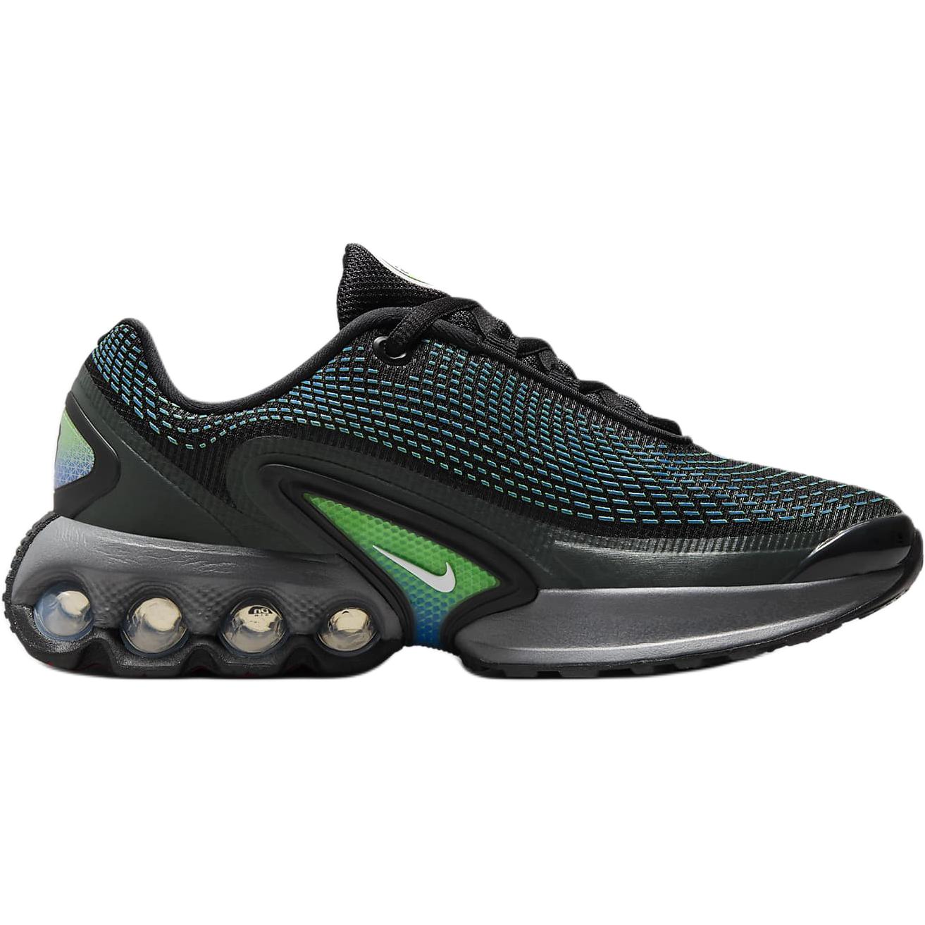 Nike Air Max Dn Low Детские кроссовки для бега Черные Зеленые Подростковые — фото 2