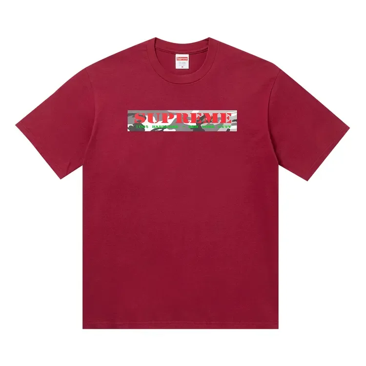 Футболка Supreme Hardcore Tee 'Cardinal', красный