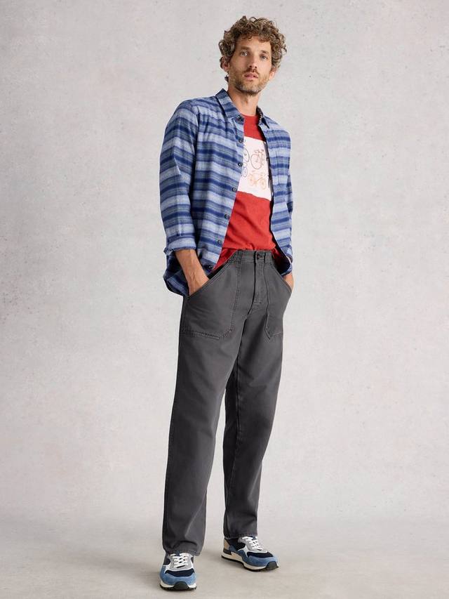 

Прямые хлопковые брюки чино Crantock White Stuff