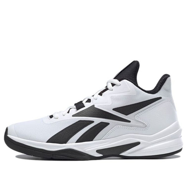 

Кроссовки more buckets 'white black' Reebok, белый