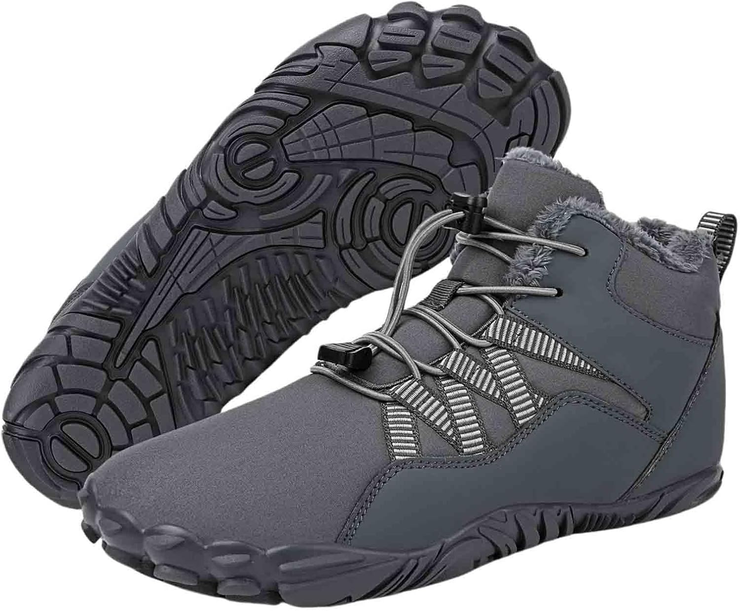 

Зимние Ботинки MIOKUKO для Ходьбы, Мужские и Женские, Пятипалые Минималистичные Ботинки, G 7 Women/5 Men