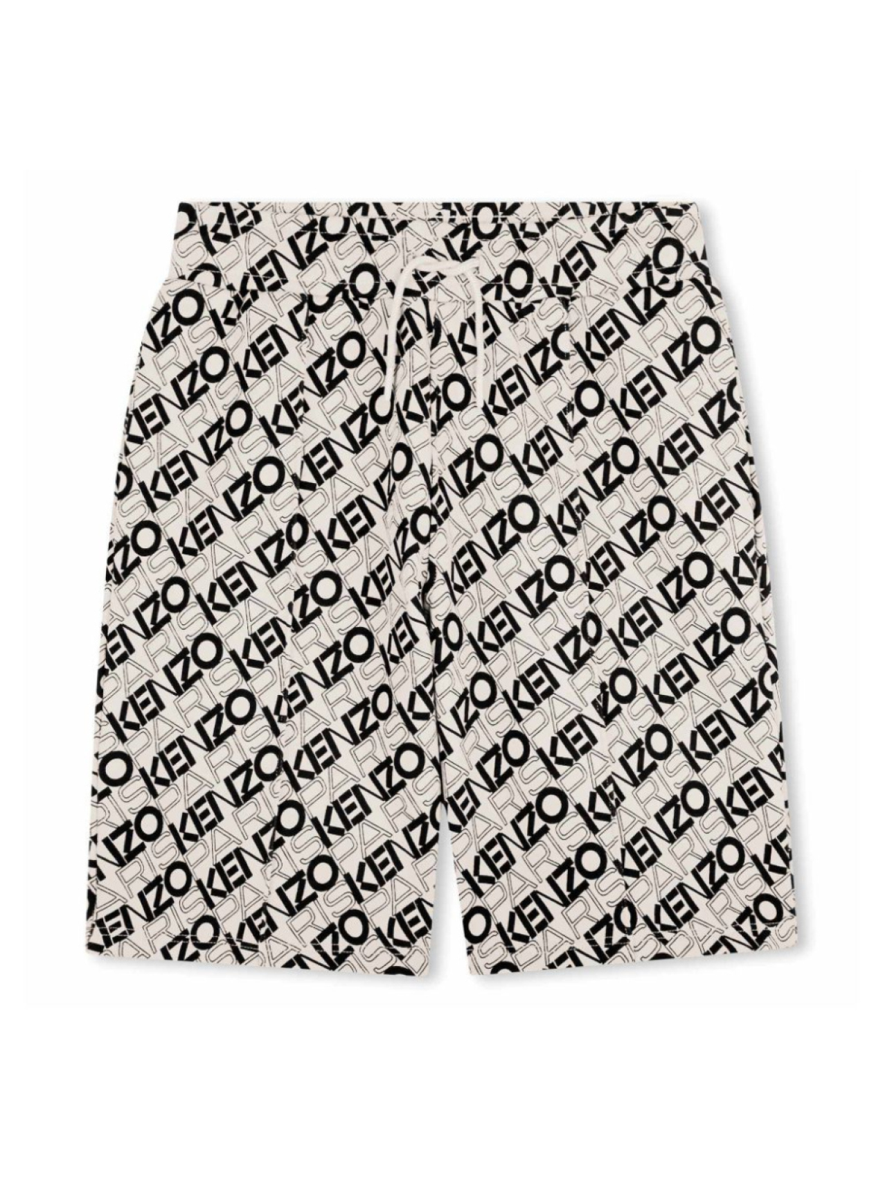 

Kenzo Kids спортивные шорты с логотипом, нейтральный цвет
