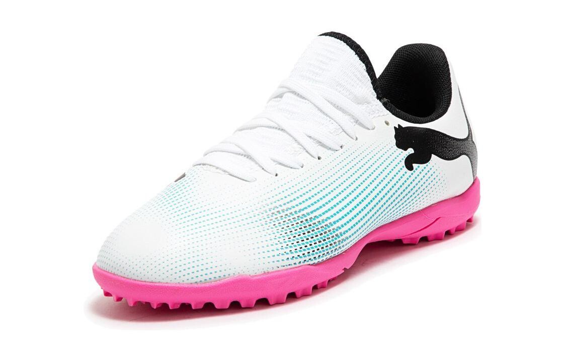 Puma Future Kids Футбольные бутсы для детей, White/Blue — фото 3
