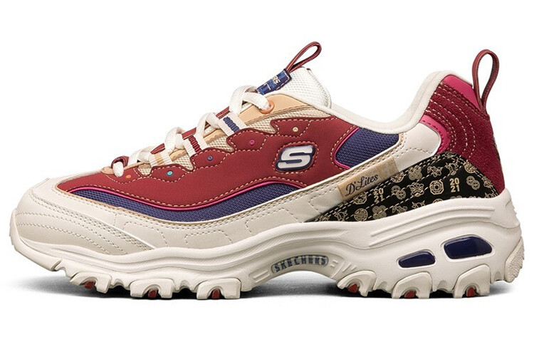 

Кроссовки Skechers D'lites 2021 New Year White/Red Women's