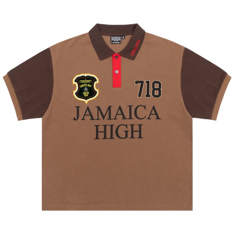 

Поло Stussy x Denim Tears Pique Polo, Brown